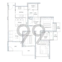 Three 11 (D20), Apartment #410228111
